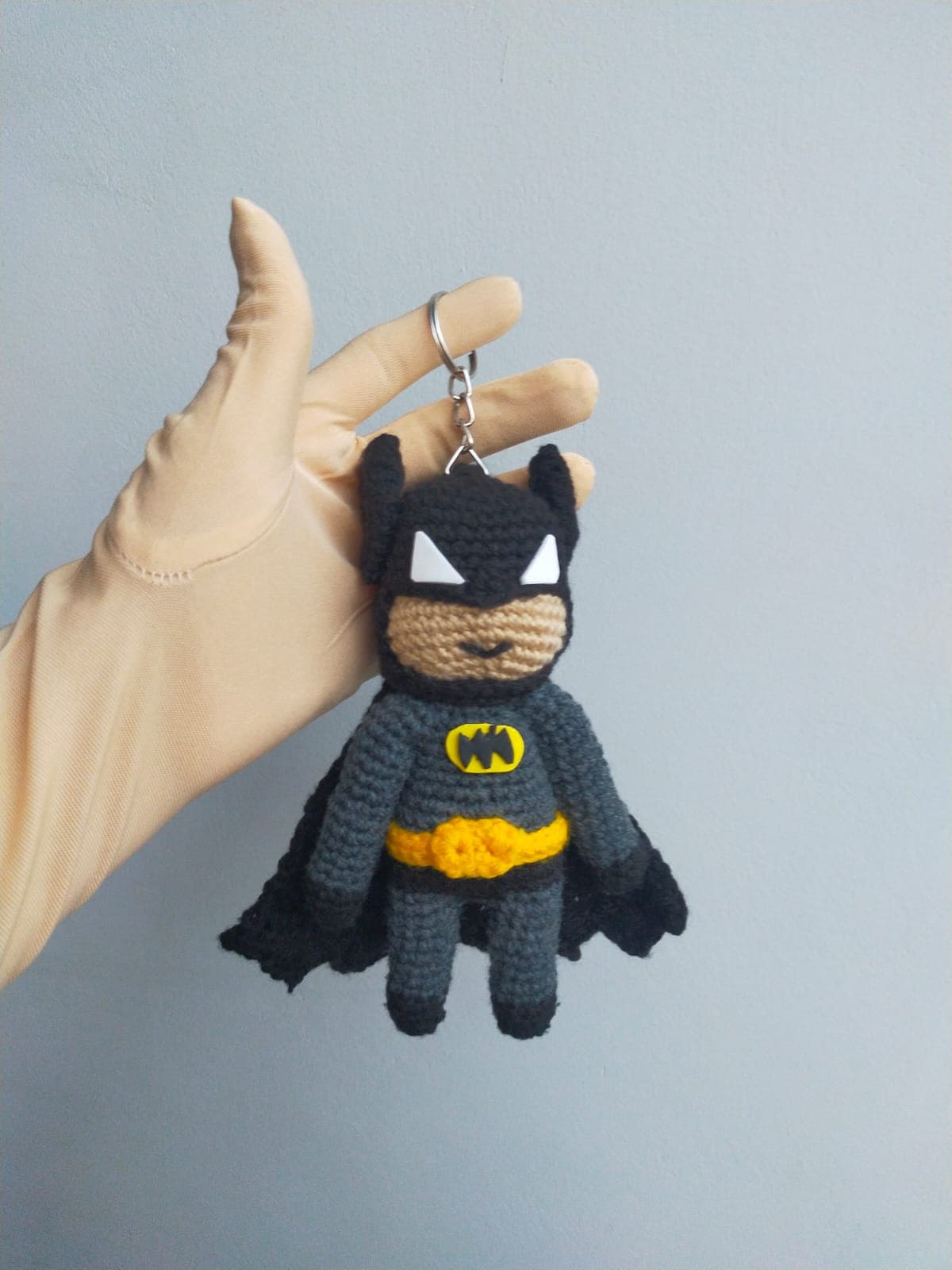 Dark Hero-Inspired Keychain